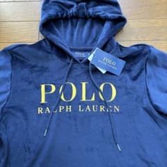 新品・タグ付】ポロラルフローレン ベロア フーディー Mサイズ - メルカリ