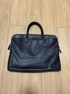 COACH コーチ F68029 クロスグレインレザー ビジネスバッグ ブラック