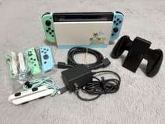 Nintendo Switch 本体 どうぶつの森デザイン 新品ジョイコン付き 