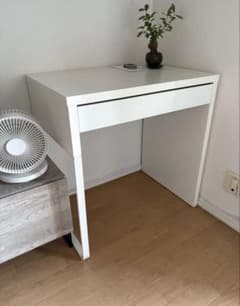 IKEA イケア デスク 机 学習机 ミッケ ホワイト 美品のサムネイル