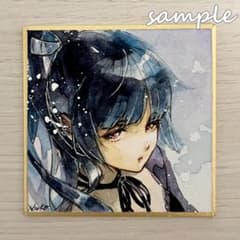 イラスト 原画 絵 手描き アナログ オリジナル 創作 豆色紙 コピック