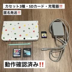 ニンテンドー3DS LL 本体 とびだせどうぶつの森パック 充電器セット 