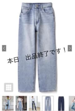 【グレイル】ハイウエストストレートデニムパンツ[cu181]のサムネイル