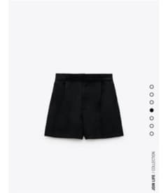 ZARA プリーツ　バミューダパンツのサムネイル