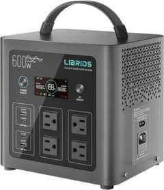 LIBRIDS ポータブル電源 640Wh/600W (瞬間最大1200W) A LIBRIDS ポータブル電源 600W 640Wh UPS機能搭載 1200W - メルカリ