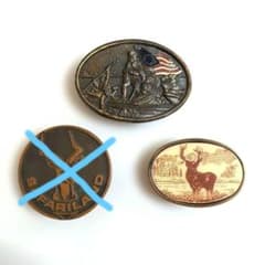 バックル　ベルト　 アメリカ国旗のサムネイル