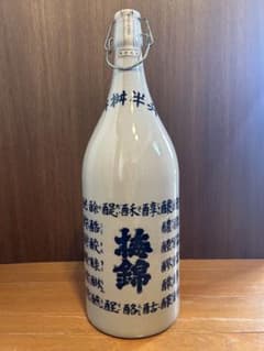 空瓶 梅錦 陶器ボトル 桝桝半升 空瓶 梅錦 陶器ボトル 桝桝半升 - メルカリ
