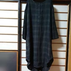 週末更にお値引き☆ブラックウォッチ☆タータンチェックワンピースのサムネイル