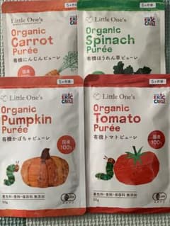 有機野菜離乳食4種セットのサムネイル
