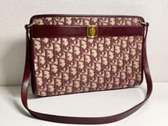 DIOR ディオール トロッター柄 ロゴ金具 ショルダーバッグのサムネイル