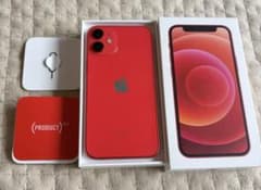 iPhone12mini 128GB 레드 SIM 프리 박스 있음