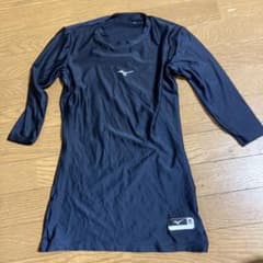 MIZUNO バイオギア ローネック 長袖 12JA7C11 ネイビーのサムネイル