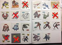 【懐かし】ポケモンシール(伝説ポケモンたくさん)のサムネイル