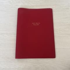 手帳カバー レッド SELF CREATE Diary 2024 B6サイズ