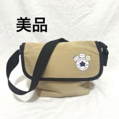美品 限定コラボ ちいかわ×コンバース メッセンジャーバッグ ベージュ 試着のみ 美品 限定コラボ ちいかわ×コンバース メッセンジャーバッグ ベージュ