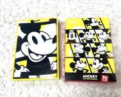 신품 미사용 Disney Mickey 90주년 기념 목욕 타올 제일 생명 비매품