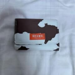 BEAMS 牛柄 三つ折り財布のサムネイル