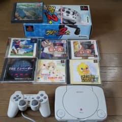 PS one　本体、ソフト付きのサムネイル