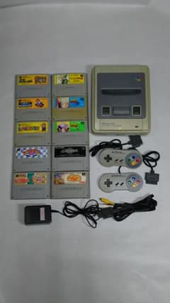 【すぐに遊べる】任天堂 スーパーファミコン 本体一式 ソフト10本セットのサムネイル