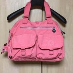 井口三枝子様専用※kipling  ハンドバッグ ピンクのサムネイル