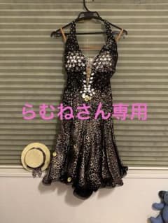 ヒョウ柄ダンスドレスと帽子セットのサムネイル