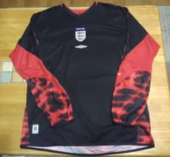 UMBRO アンブロ イングランド代表 長袖 XXL K*n様 UMBRO アンブロ イングランド代表 長袖 GKシャツ XLサイズ