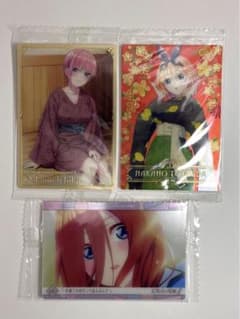 五等分の花嫁 カード 3枚セットのサムネイル