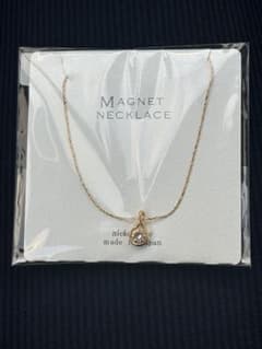 マグネットネックレス ゴールド 37.5cmのサムネイル