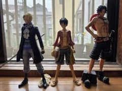 ワンピース フィギュア 3体セット ルフィ サボ エースのサムネイル
