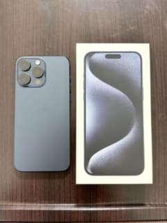 iPhone 15 Pro Max 본체 ​​순정 상자 있음