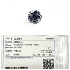0.053ct F.LT.Gr-iah.VIOLET,VS2 ダイヤモンドルースのサムネイル