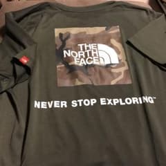 THE NORTH FACE  Tシャツ　迷彩ロゴ　Mのサムネイル