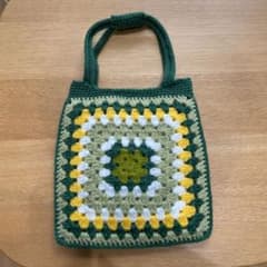 ハンドメイド グラニースクエアバッグのサムネイル