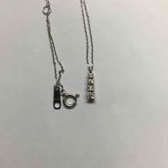 セリーヌ CELINE ダイヤネックレス K10WG 1gのサムネイル