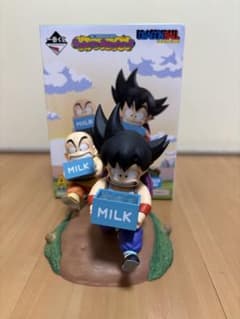 ドラゴンボール 一番くじ a賞 孫悟空&クリリン牛乳配達フィギュア