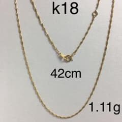 K18スクリューチェーンネックレスのサムネイル