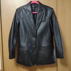 ZARAレザー風オーバサイズブレザーxsのサムネイル