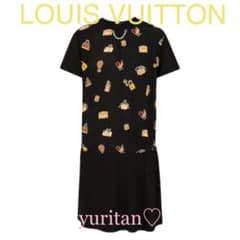 LOUIS VUITTON★美品★バイマテリアルジャージードレスのサムネイル