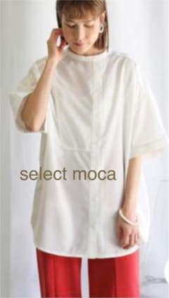 美品 パイピングシャツ ホワイトのサムネイル