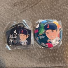 侍ジャパン 2026 WBC ガチャガチャ 大谷翔平 缶バッジと絵馬セット