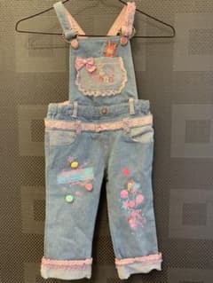 メゾピアノ MEZZOPIANO サロペット  90cm【新品】のサムネイル