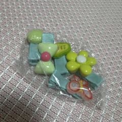 ヘアクリップ 4点セット パステルカラーのサムネイル