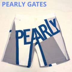 PEARLY GATES ハーフパンツ デカロゴ パーリーゲイツ ショートパンツ