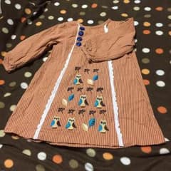 プチジャム ふくろうワンピース 95のサムネイル