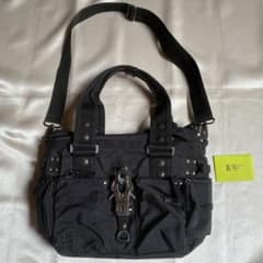 【希少・美品】 GEORGE GINA & LUCY 2WAYバッグ　黒のサムネイル