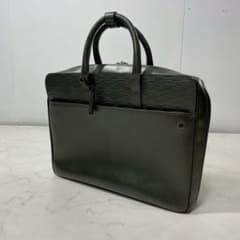 【未使用品】 MONTBLANC モンブラン 2way ブリーフケース グレー MONTBLANC モンブラン グレー レザー ビジネスバッグ - メルカリ