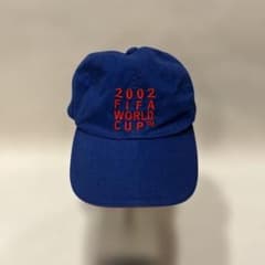 2002 FIFA WORLD CUP キャップ ブルー 刺繍 W杯 Y2K - メルカリ