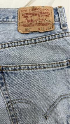 LEVI’S リーバイス バギーデニム 550 W34のサムネイル