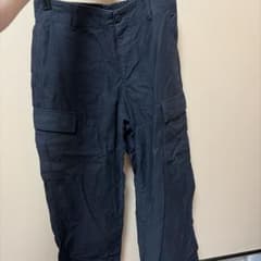カーゴパンツ ブラック ウエストゴムのサムネイル