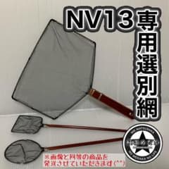 【極楽めだか】NV13専用めだかの選別タモ 大小3点セット（メダカ・網・手作り）のサムネイル